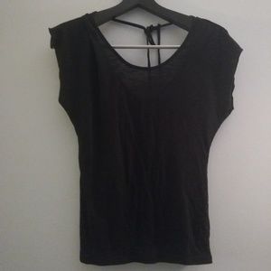 Black tshirt from boutique store